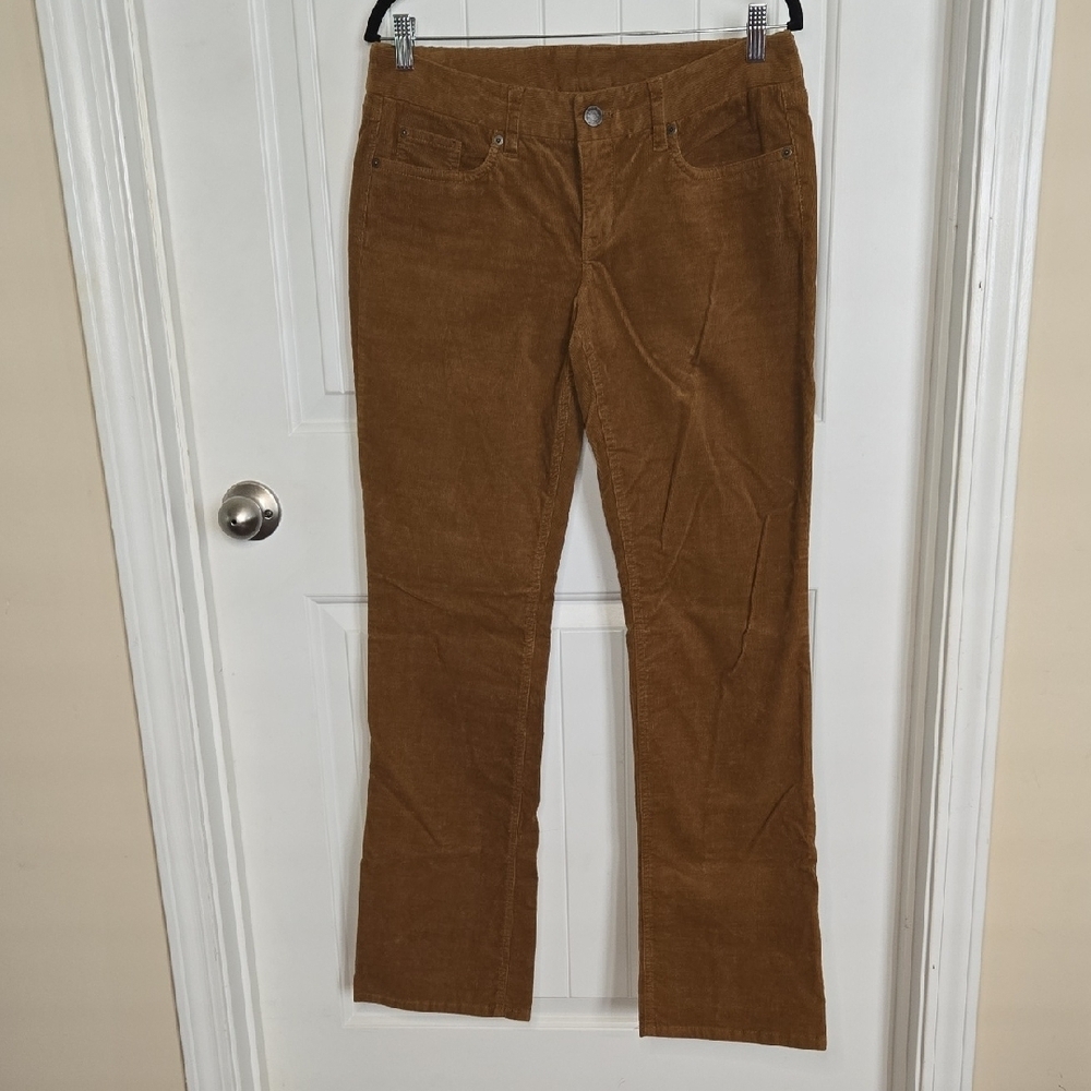 J.‎ Crew Tan Perfect Fit Corduroy Pants Size 29 Preppy Straight Leg Cotton Blend